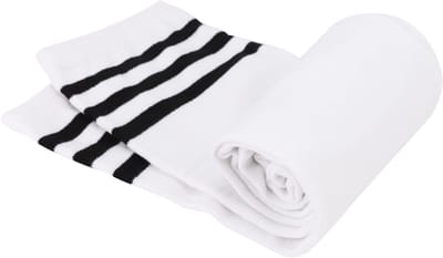Allecto - Plus Size Dij Hoge Sokken - Gestreepte Over de Knie Kousen - Comfortabele Draagervaring - Zacht en Ademend - Perfect voor Vrouwen - Lange...