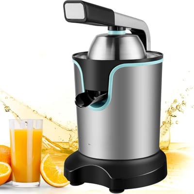 TIM® Citrusperselectrisch-Citruspers-Sinaasappelpers-Zilver-‎16cmx22cmx28cm