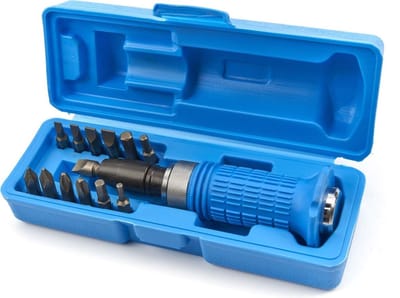 HBM 14 Delige Slagschroevendraaier Set met Soft Grip Anti Slip Handvat