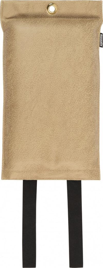 Naaais Design Blusdeken 120x180cm – Vegan Leer Caramel - EN 1869:2019 gekeurd