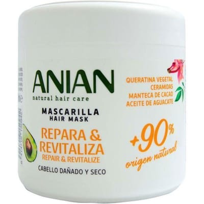 Haarmasker - ANIAN - Herstelt & Revitaliza - 350 ml - Beschadigd haar - Vrouw