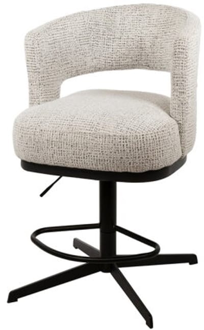 Barstoel Bruce draaipoot 360 verstelbaar - Coco Salt 'n Pepper
