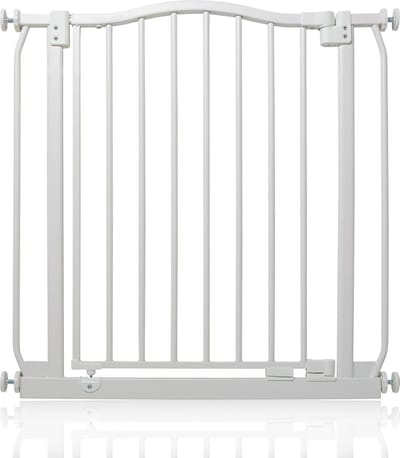 Safetots Klemhekje met Gebogen Bovenkant, 71cm - 80cm, Mat Wit