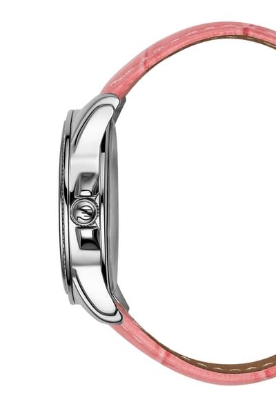 Orphelia Epoch OR11806 Horloge - Leer - Roze - Ø 36 mm