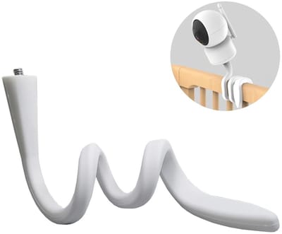 WiseGoods Premium Universele Baby Monitor Houder - Statief Voor Babyfoon Met Camera - Camerahouder IP-Camera - Standaard Wit