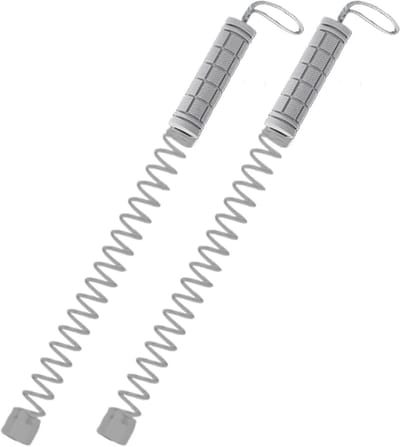 Fitness Touwen - Vetverbranding Set - Thuisfitness Cardio - Verbeterde Grip - Set van 2 - Grijs