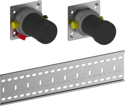 Keuco KE Basislichaam-Set Arm.-Toebeh. 59953, f. THM Set UP 2-W m.slangaansl., 59953002170
