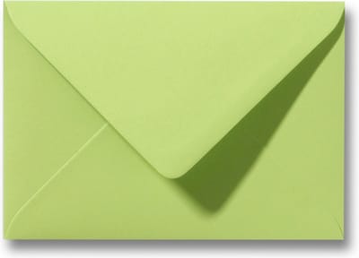 Envelop 11 x 15,6 cm Lindegroen 100 stuks