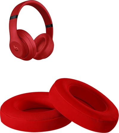 Oorkussens geschikt voor Beats By Dr. Dre Studio 2.0/3.0 wireless - Koptelefoon oorkussens voor Beats Studio rood