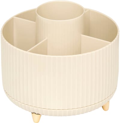 5Five Opberger Alba Round 360 - Organizer - Ø15xH13cm - Beige