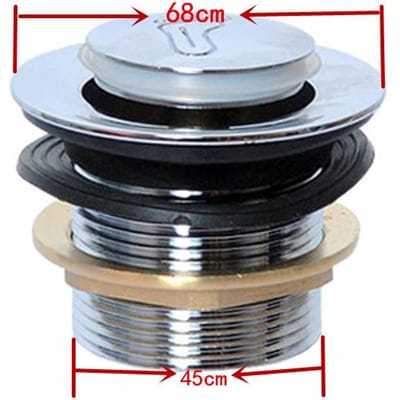 DIY Badkuip Spring Up Drains Bad Douche Wastafel Gootsteen Afvoer Filter Zeef Afval Afgewerkt Afvoer Badkamer Afgewerkt