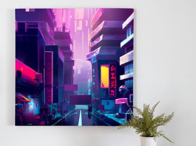 Where the streets have no name | Where the streets have no name | Kunst - 60x60 centimeter op Canvas | Foto op Canvas