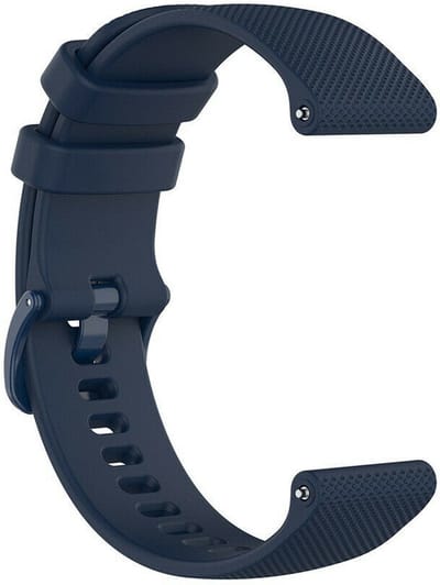 New Age Devi - Siliconen bandje - marineblauw geschikt voor Garmin Venu 2S Vivoactive 3S en Vivoactive 4S - Duurzaam en Stijlvol