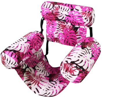 Nivard Luxe Waterhangmat - Luchtbed Zwembad - Luchtmatras Opblaasbaar - Water Hangmat - Aqua Lounge - Roze