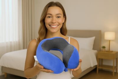 Medi Sleep - Reiskussen - Memory Foam - Ergonomisch - Aksamit Poszewka