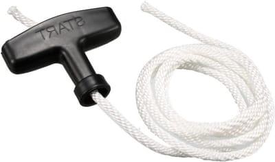 Trek Starter Touw - Startkabel Grasmaaier - Motor Starten - Solide Vlechtwerk - 1.4 Meter - Zwart Wit