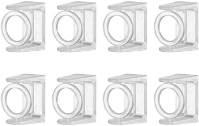 Dailygoods- Gordijnroede zonder boren - 8 Stuks - Verstelbare Stang - Zelfklevend - Geschikt voor Glad/Vlakke Oppervlakken - Duurzaam Materiaal - Gordijnstang