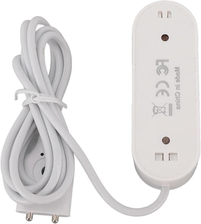 Slimme Waterdetector - Leksensor Alarm - Waterschade Voorkomen - Realtime Meldingen - 8.99 x 6.99 x 3 cm - Wit