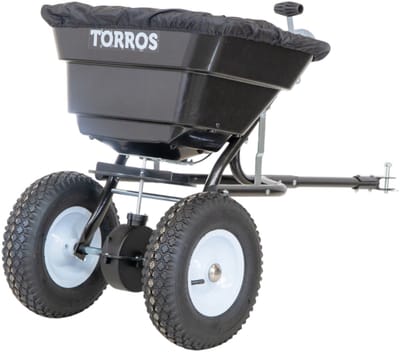 Strooiwagen 29 liter meststofstrooier zaaimachine 29 liter getrokken Torros SW029T