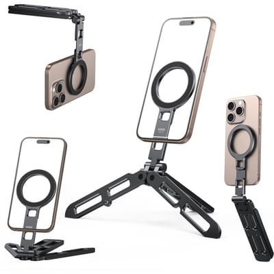 Multifunctionele Magnetische Telefoonhouder Opvouwbare Telefoon Statief Houder Flexibele Smartphone Houder
