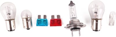 Benson Reservelampenset - 7-delig - H7 - Voor diverse autolampen - Inclusief zekeringen