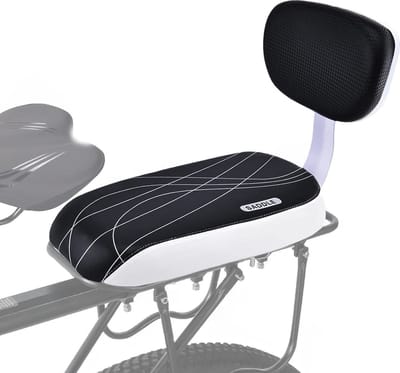 Comfortabel Fiets Achterzitkussen met Rugleuning voor Veilig Meenemen Kind