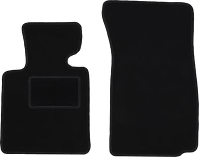 Zwarte velours vloermatten voor: BMW Z4 E86 coupé (2002-2008)