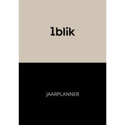 1blik Jaarplanner - Bernadeth Arends-Hardlooper