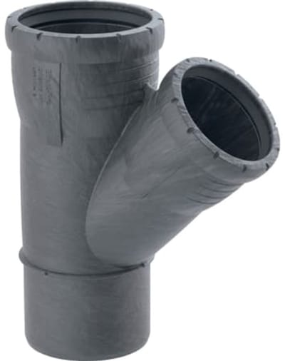 Geberit Silent-Pro aftakking 45°, DN 70 / 50, 393.332.14.1