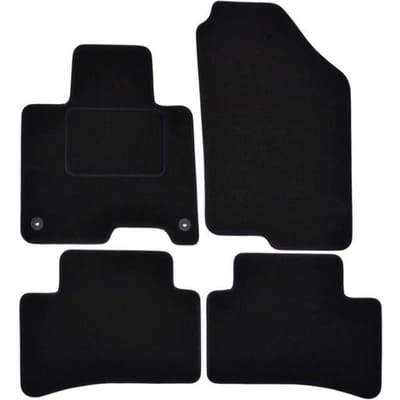 Vloermatten - Kia - Sportage - Zwart velours - 4 stuks - Nauwkeurige pasvorm