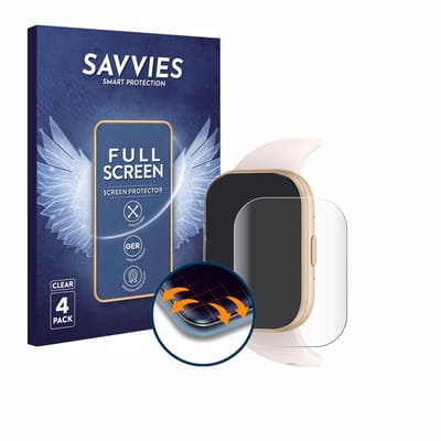 Savvies - Screenprotector voor Miecgth IW06 1.75" - Folie Beschermfolie transparant volledig dekking 4 Stuks