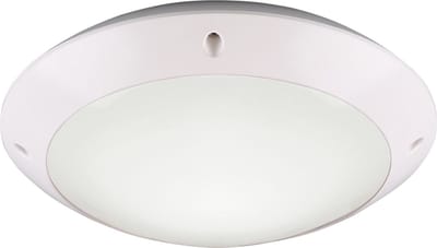 LED Plafondlamp - Badkamerlamp - Torna Camiro - Opbouw Rond - Waterdicht IP54 - E27 Fitting - Mat Wit - Kunststof