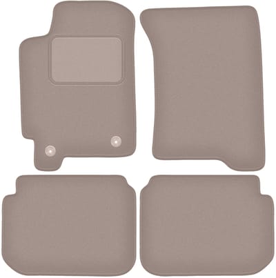 Beige veloursmatten voor: Subaru Impreza GC met luchtroosters hatchback, sedan, stationwagen (1992-2001)