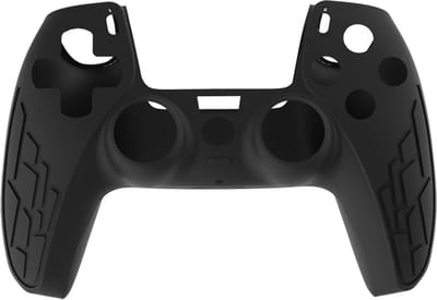 Luxe Grip Silicone Hoes / Skin geschikt voor Playstation 5 PS5 DualSense Controller Zwart
