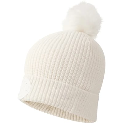 Gebreide muts met pompon voor dames