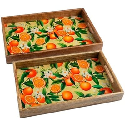 Schaaltjes en manden Signes Grimalt Oranje Trays 2U
