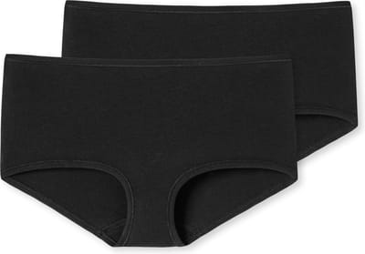 Schiesser 2Pack Shorts - Biologisch katoen Dames Onderbroek - Maat L