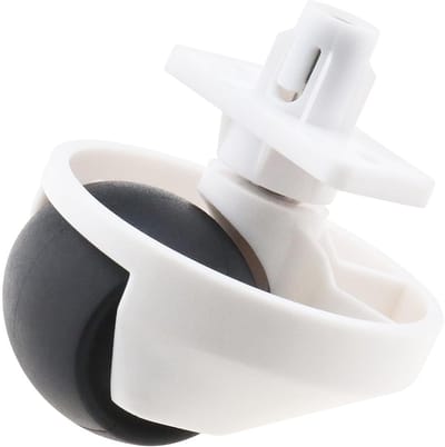 Dailygoods- Voorwiel Universeel Lichtgewicht - Voorwielsteun - Robot Stofzuiger Wiel - Duurzaam ABS/PE - Compatibel met Roborock S6/S7 - Robotwiel