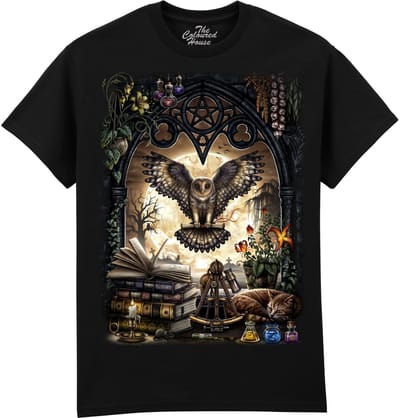 Uil Heksen The Messenger The Coloured House T-shirt M