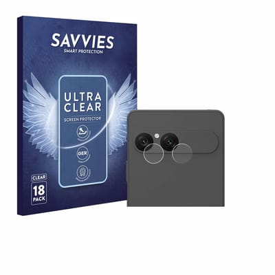 Savvies - Screenprotector voor Sony Xperia 10 VII (ALLEEN Camera Lens) - Folie Beschermfolie transparant 18 Stuks