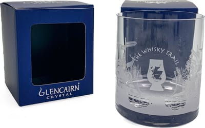 Whiskyglas Skyline Whisky Trail - Gegraveerd - Glencairn Crystal Scotland