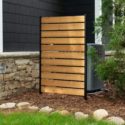Houten Privacy Scherm voor Buiten 154cm Hoog - Tuinscherm voor Afscheiding en Verbergen