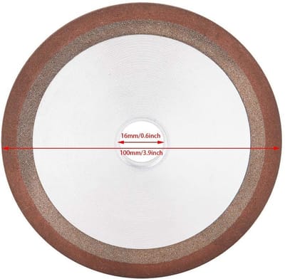 Allecto - Diamant Zaagbladen - Hoogwaardige Resin Disc - Voor Slijpen en Bewerken - 100mm - Ideaal voor Houtbewerking - Hoge Precisie - Geschikt vo...