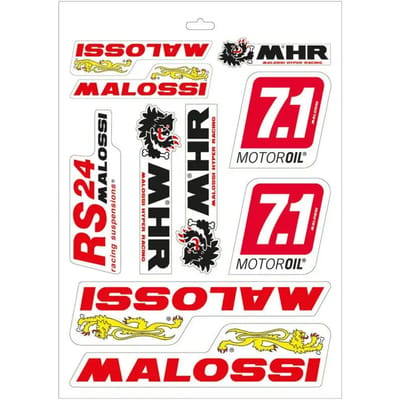 Motorfiets stickers Malossi Assorti