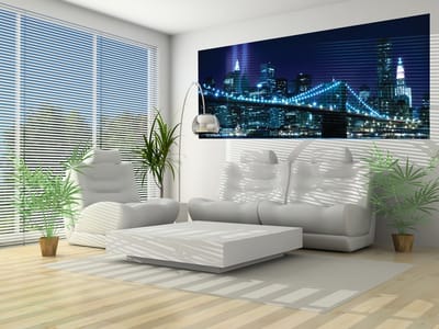 City Brooklyn Bridge New York City Photo Wallcovering