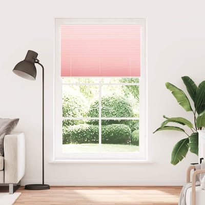vidaXL - Plissé - rolgordijn - 115x200cm - stofbreedte - 114,4cm - polyester - roze