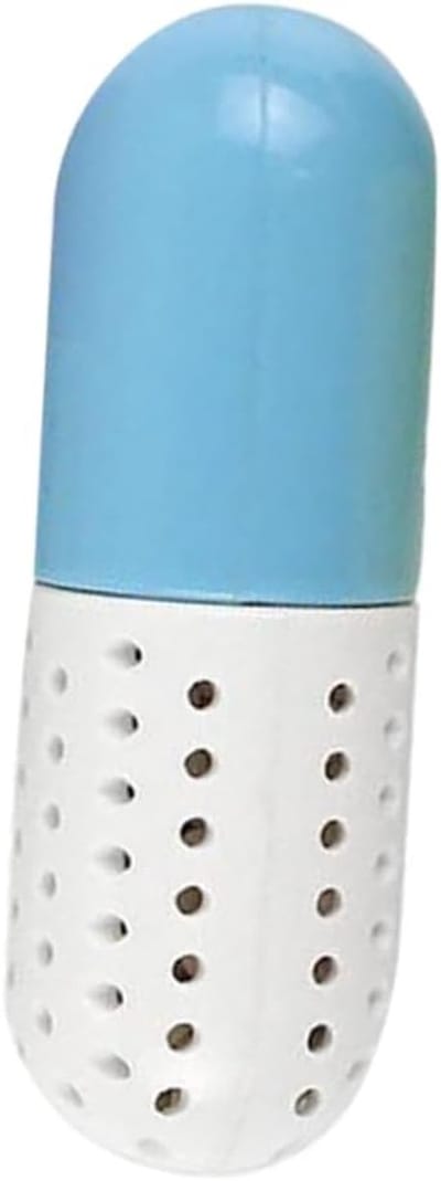 Vochtvreter Capsule - Luchtontvochtiger Schoen - Vocht Bestrijden - Ademend Hol Ontwerp - 3 x 3 x 92 cm - Wit