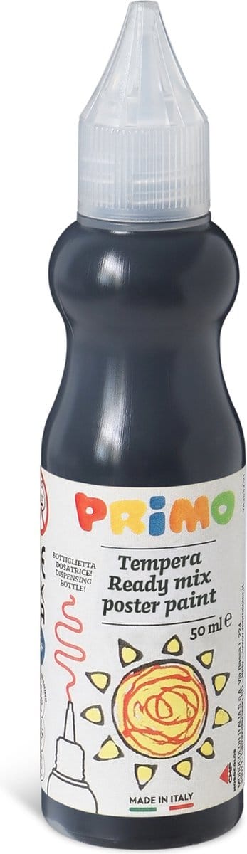 Plakkaatverf in Spuitflesje, Zwart, 50 ml