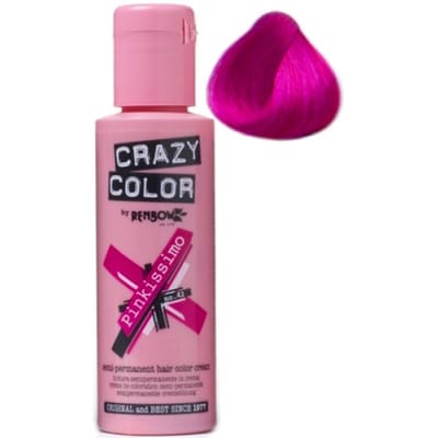Crazy Color Semi-Permanent Hair Color Cream 42 Pinkissimo 100ml