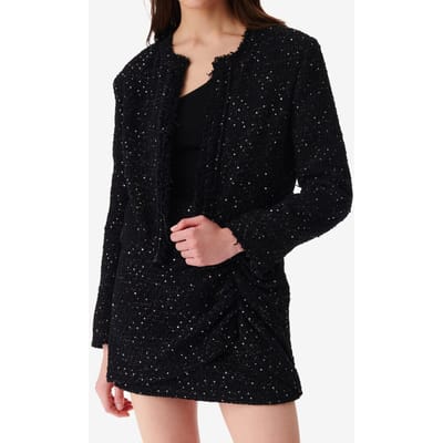 IRO Paris Cheril Jacket Black Sequins Size: 34 | Light Jackets Outlet | Dames | Zwart